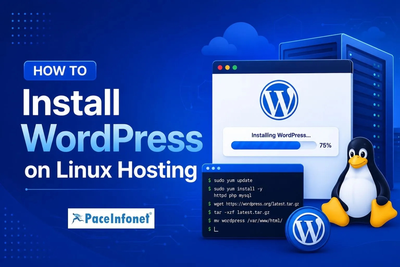 Illustration for Easy WordPress Installation Guide for Linux Hosting Users