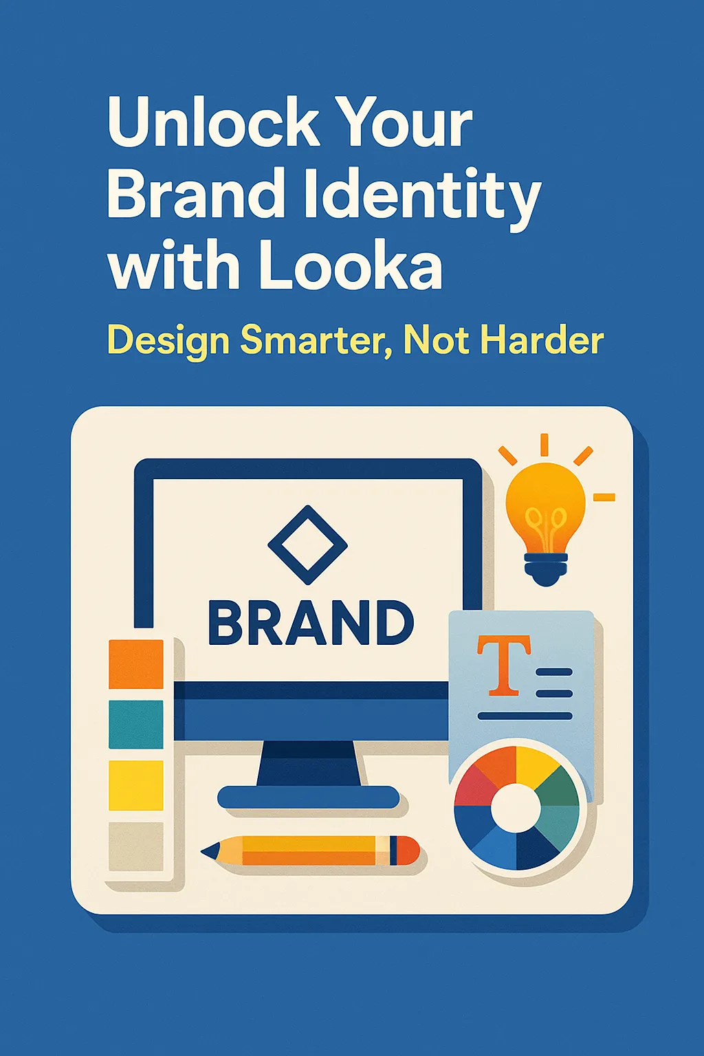 Illustration for Looka AI: Create Your Professional Logo & Brand Kit Fas